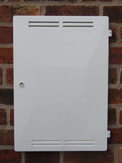 electric and gas meter box doors|gas meter door screwfix.